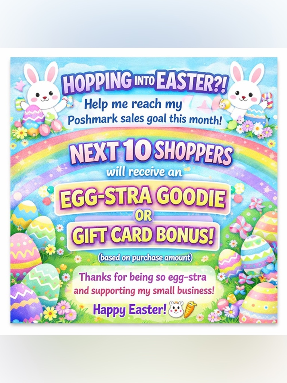 My APRIL MONTHLY GOAL 🐣🌷🌈 - FREE GIFT - 4 the Month of EASTER 🐇